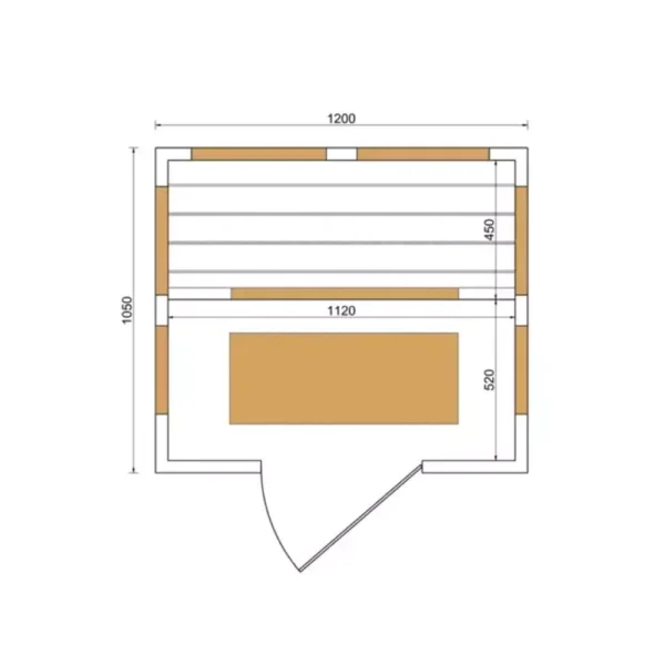 JJSPA-JIC120-6 JJSPA JIC120 – Infracrvena sauna