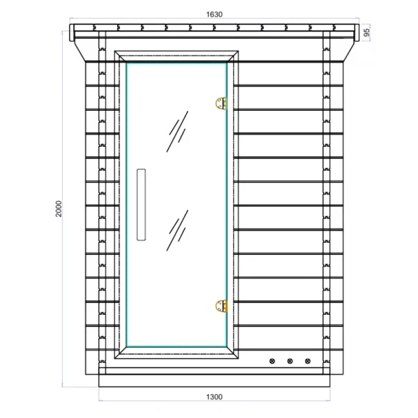 JJSPA JZC130 – Vanjska kombinirana sauna