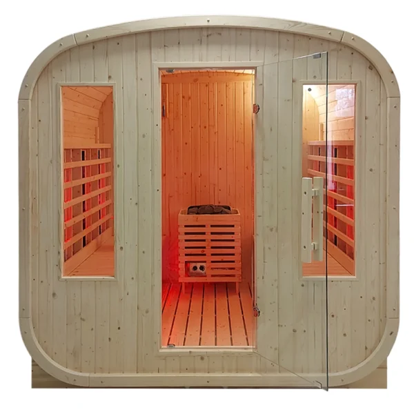 Zunanja-savna-JZC200-deli-savne JJSPA JZC200 – Vanjska kombinirana sauna